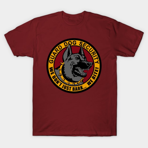 Guard Dog Security T-Shirt by BigOrangeShirtShop